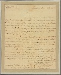 Letter to Robert Carter, Williamsburg, Va.