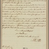 Letter to Governor Caleb Strong