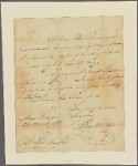 Letter to Elias Dayton