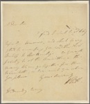 Letter to --