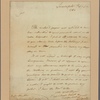 Letter to Charles Jenkinson
