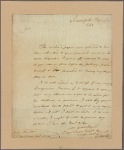 Letter to Charles Jenkinson