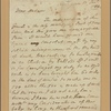 Letter to Mrs. --
