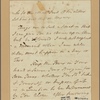 Letter to Mrs. --