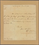 Letter to Daniel Scott