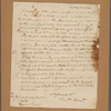 Letter to the Commissary General [Joseph Trumbull], or his deputy