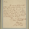 Letter to Horatio Gates, Berkeley, Va.
