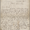Autograph letter signed to Thomas Love Peacock, 17 July 1816