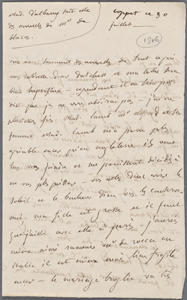 Madame de Staël manuscript material : 5 items