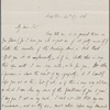 Autograph letter signed to Charles Ollier, 27 August 1816