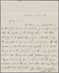 Autograph letter signed to Charles Ollier, 27 August 1816