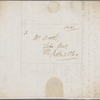 Autograph letter signed to John Booth, 17 September 1816