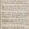 Holograph poem, "Athanase: a fragment"