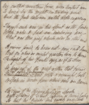 Holograph poem, "Athanase: a fragment"