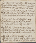 Holograph poem, "Athanase: a fragment"