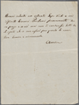 Autograph letter signed to Lord Byron, ?Summer 1817-April 1819