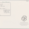 Autograph letter signed to Lord Byron, ?Summer 1817-April 1819