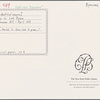 Autograph letter unsigned to Lord Byron, ?Summer 1817-April 1819