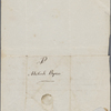 Autograph letter signed to Lord Byron, ?Summer 1817-April 1819