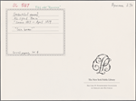 Autograph letter signed to Lord Byron, ?Summer 1817-April 1819
