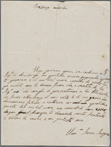 Twenty-one manuscript letters to Lord Byron from Venetian women