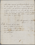 Autograph letter signed to Lord Byron, ?Summer 1817-April 1819