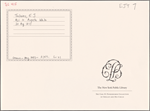 Autograph letter signed to Augusta White, 30 August 1817