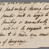 Autograph letter (fragment), third person unsigned to Lackington, Hughes and Co., 24 or 25 September 1817