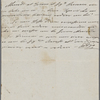 Autograph letter unsigned to Lord Byron, ?January-?March 1818