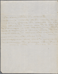 Autograph letter unsigned to Lord Byron, ?January-?March 1818