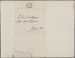 Autograph letter unsigned to Lord Byron, ?January-?March 1818