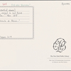 Autograph letter unsigned to Lord Byron, ?January-?March 1818