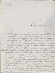 Autograph letter signed to Lord Byron, 3 January 1818