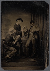 Group of three men