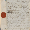 Autograph letter signed to Douglas Kinnaird, 3 May 1818