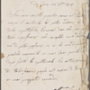 Autograph letter signed to Lord Byron, 28 October 1818