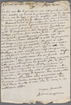 Autograph letter signed to Margherita Cogni, 17 November 1818