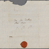 Autograph letter signed to Lord Byron, ?after 3 April 1819