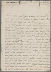 Autograph letter signed to Lord Byron, 20 April 1819