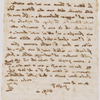 Autograph letter signed (sponge paper copy) to Fanny Silvestrini, 3 May 1819