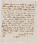 Autograph letter signed (sponge paper copy) to Fanny Silvestrini, 3 May 1819