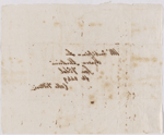 Autograph letter signed (sponge paper copy) to Fanny Silvestrini, 3 May 1819