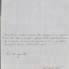 Autograph letter signed to Lord Byron, 18 May 1819