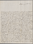 Autograph letter signed to Elisabeth Ingram, 14 July 1819