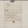 Autograph letter signed to Elisabeth Ingram, 14 July 1819
