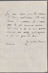 Autograph letter signed to Lord Byron, ?November-December 1819