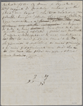 Autograph letter (draft) unsigned to Lord Byron, ?1-15 November 1819