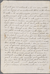 Autograph letter signed to Teresa Guiccioli, 25 November 1819