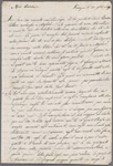 Autograph letter signed to Teresa Guiccioli, 30 November 1819