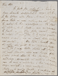 Autograph letter unsigned to Teresa Guiccioli, [circa November-December 1819]
